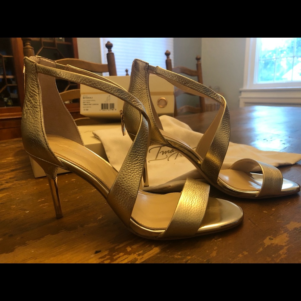 VinceCamuto ImagineCollection GoldStiletto sandal